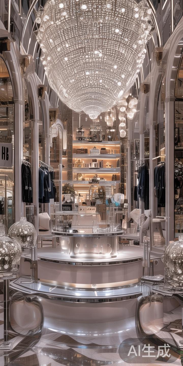此外，场内还设有高端购物区，汇聚国际奢侈品牌精品，