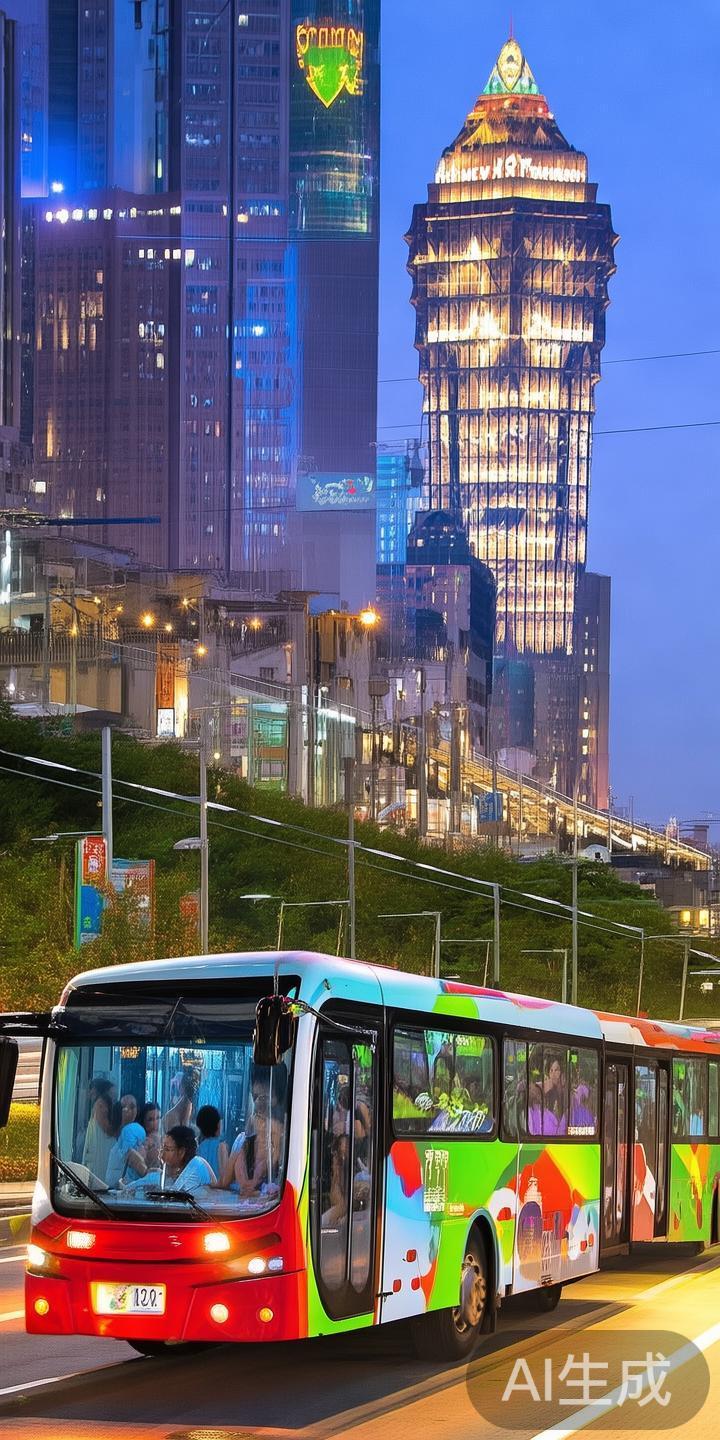 公共交通：澳门的公共巴士系统也覆盖至新葡京区域。搭